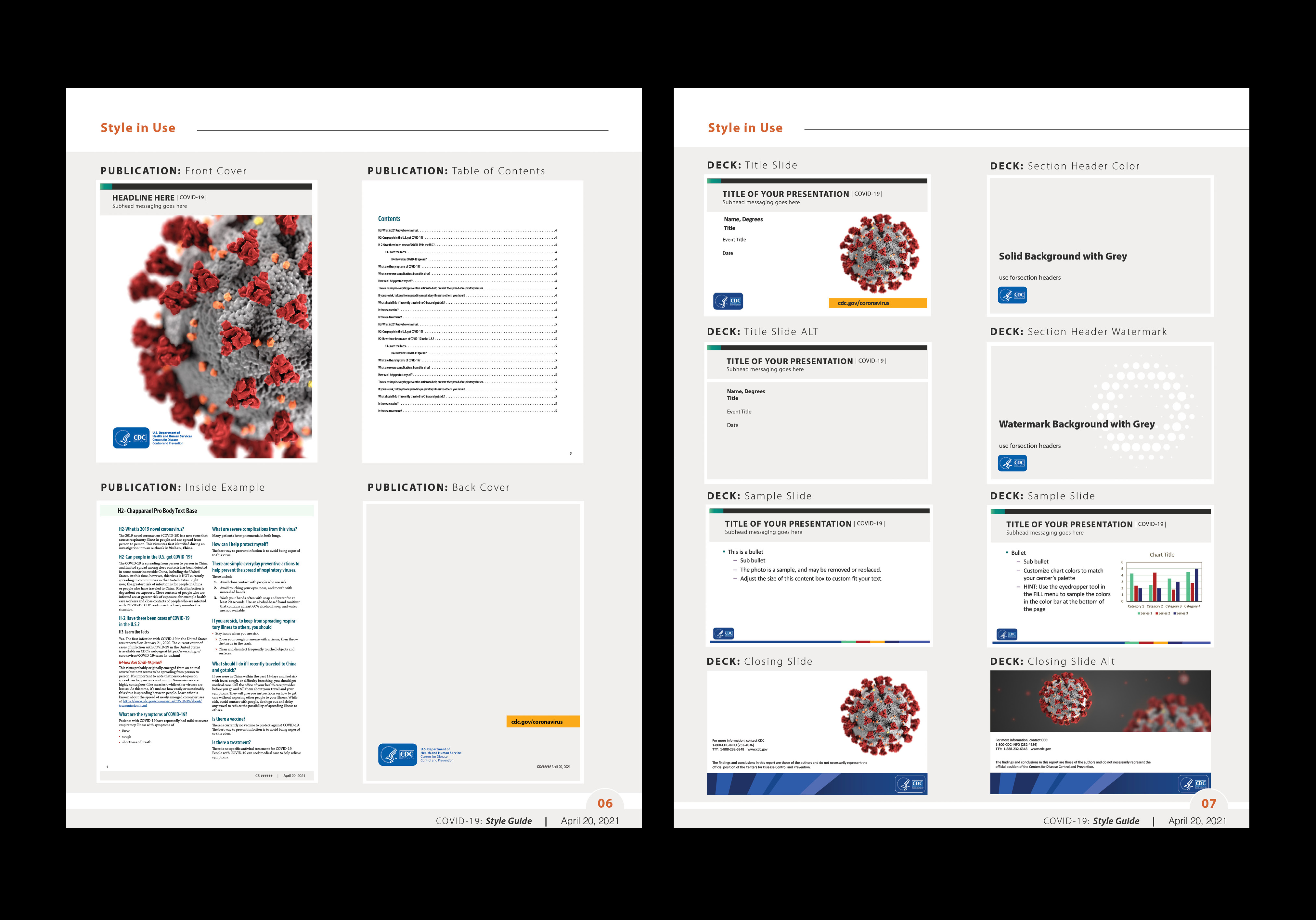 CDC COVID-19 Style Guide